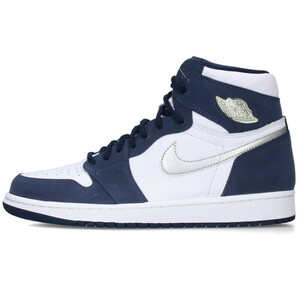 ナイキ AIR JORDAN 1 HIGH OG CO JP DC1788-100 サイズ:26.5cm エアジョーダン1ハイオージーミッドナイトネイビースニーカー 中古 HJ12