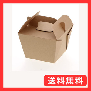 【ケース販売】HEIKO 食品容器 ネオクラフト キャリーフードBOX M 004248038 1ケース(20枚入×6袋