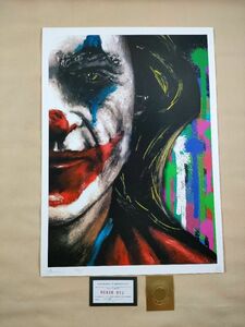 #023 DEATH NYC 世界限定ポスター 現代アート ポップアート バッドマン ジョーカー JOKER ヴィラン ピエロ バンクシー ストリート