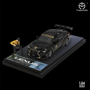 1/64　TIMEMICRO　LEXUS　レクサス　RCF　フィギュア付き　JPS　タイムマイクロ　ミニカー　Time Micro●Ｍ９８