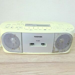 動作確認済 TOSHIBA 東芝 ラジカセ TY-CDS7 CD ラジオ カセットレコーダー FM AM★オーディオ機器/D1 71-11