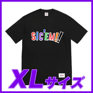 1640　Supreme WTAPS Sic’em! Tee(Black)XＬ2021AW シュプリーム タップスTee 黒 XL 2021FW