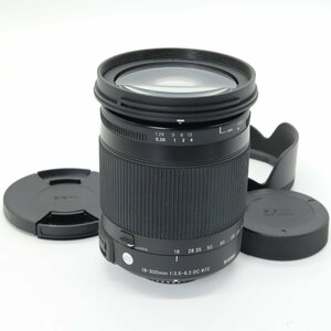 【ほぼ新品】シグマ(Sigma) SIGMA 18-300mm F3.5-6.3 DC MACRO OS HSM | Contemporary C014 | Nikon F-DXマウント | APS-C/Super35