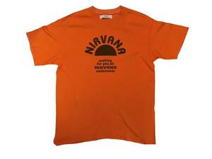 名作 UNDERCOVER NIRVANA カレッジロゴ Tシャツ オレンジ サイズL アンダーカバー