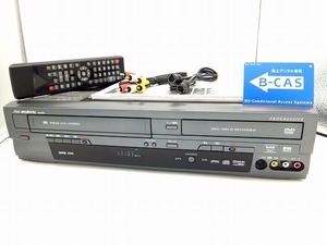 ●極美品●オーバーホール済●ビデオ⇔DVDかんたんダビング●DXアンテナ●DXR160V●地デジ搭載ビデオ一体型DVDレコーダー●付属品一式付き