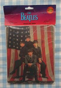 激レア、貴重(新品&入手困難)THE BEATLES マウスマット【アメリカ上陸記念】