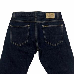 【 BLUCO 】 美品 濃紺 スタンダード スリム デニム パンツ OL-029 M STANDARD SLIM DENIM PANTS ブルコ