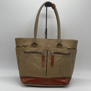 ⑧BN2862●PORTER ポーター FIELD TOTE BAG フィールドトートバッグ 706-04695 キャンバス × レザー A4 ビジネス