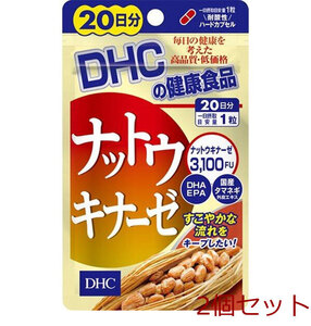 DHC ナットウキナーゼ 20日分 20粒入 2個セット