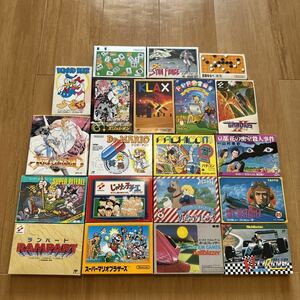 【1円スタート】ファミコンまとめ売り２０本セット　スーパーマリオ　グラディウスⅡ　ドキドキ遊園地　他　コレクション品　レトロゲーム