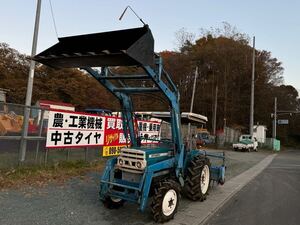 ☆ 三菱D2650FD トラクター 4WD ディーゼル フロントローダー ロータリー 26馬力 動作確認◯ 青森県五戸町発