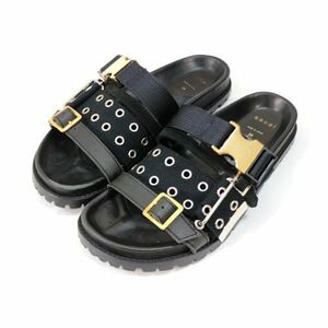 sacai サカイ 20SS Black Belted Sandals サンダル 20-04957 38 ブラック