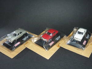 REAL-X SKYLINE histories collection プリンス スカイライン 2000GT S54B 赤、銀、白3台set PRINCE NISSAN ヨーデル 1/72