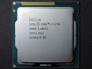 Intel CORE i7-3770 3.40GHz SR0PK Ivy Bridge 中古品 〔送料込〕