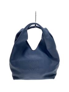 LOEWE◆ハンドバッグ/レザー/BLU