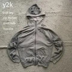 y2k oakley オークリー　ワッフル　ジップパーカー　ノームコア　テック