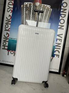 【即決/即納】！！良好！！RIMOWA リモワ SALSA AIR サルサエアー マルチホイール 4輪 スーツケース ホワイト TSAロック 80L 820.70