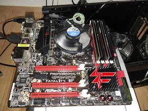 ASRock Fatal1ty　Z77　Professional-M I7-3770 メモリ24GB　GEFORCE　GTX670　セット　LGA1155