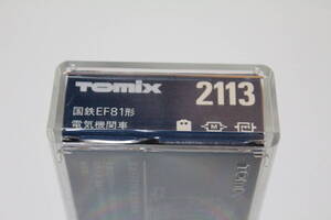 TOMIX　旧製品　2113　EF81-0番台　ローズ　作動品中古