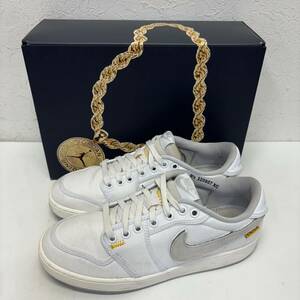 UNION × NIKE AIR JORDAN 1 LOW KO WHITE CANVAS DO8912-101 ユニオン ナイキ エアジョーダン1 ロー KO ホワイト キャンバス size US 8.5