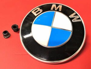 BMW E36 純正 813237505 M3 前期 ボンネットフードエンブレム グロメット付 3シリーズ 318i 318is 318ti 328i 325i 323i 320i E34 M3 (@ak0