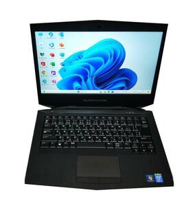 ★【驚速 DELL Alien ware 14 P39G i7-4700MQ 2.4GHz x8+16GB+SSD128GB+HD500GB 14インチノートPC】Win11+Office2021/GTX 765M 2GB E071911