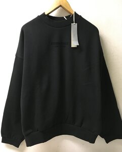 ◆ESSENTIALS エッセンシャルズ 新品タグ付 モンキータイム アローズ 別注 fear of god fog ラバーロゴ スウェット トレーナー 黒　サイズM