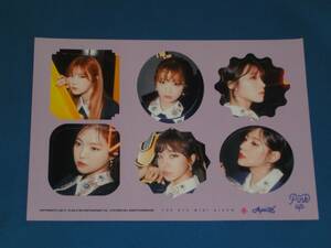 ステッカー　★　Apink 6th mini ALUBUM 　Pink up 封入