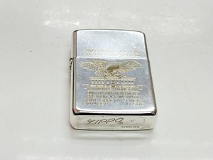 ☆【長期保管品/中古品】Zippo/純銀ジッポー 文字筆記体 スターリングシルバー LIMITED EDITION AMERICAN EAGLE Ⅲ※税込価格※他同梱可☆