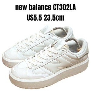 new balance ニューバランス CT302LA 23.5cm ホワイト　ニューバランススニーカー　レディーススニーカー　厚底スニーカー