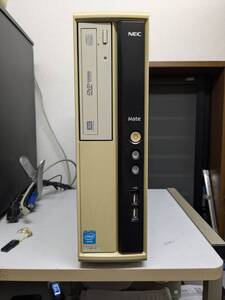 動作確認済! NEC MATE J MJ19EL-G Intel Core i3 3220T (2.8GHz)/DDR3 8GB/HDD500GB/DVDMulti/Win11Pro認証済