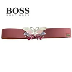 Hugo Boss ヒューゴボス　バタフライデカバックル　レザーベルト