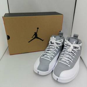 【美品】 NIKE AIR JORDAN 12 RETRO ナイキ スニーカー CT8013-015 STEALTH グレー 2022年モデル 26.0 cm 箱有り メンズ