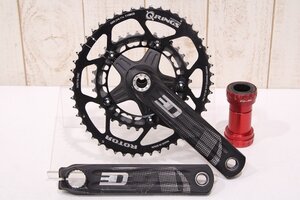 ★ROTOR ローター 3D Q-RINGS 165mm 50/34T 2x11s クランクセット BCD:110mm