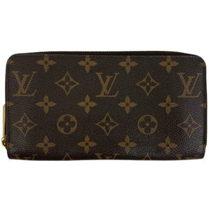 ルイ・ヴィトン Louis Vuitton ジッピー ウォレット ラウンドファスナー 長財布 モノグラム ブラウン M60017 レディース 【中古】