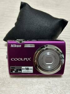 動作品OKデジタルカメラNikon COOLPIX S220 