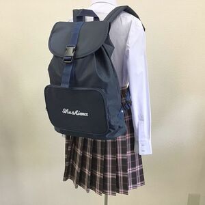 (新品) 大阪府 池島中学校 サブバッグ(補助カバン) /リュック/体操着袋/スクールバッグ/通学カバン/学生カバン/指定/デイバッグ