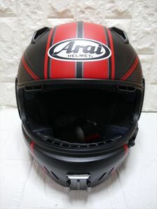 Arai アライ フルフェイスヘルメット XD エックスディー ブラック×レッド M 57-58ｃｍ