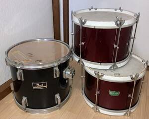 Pearl マーチングドラム まとめ売りパール 