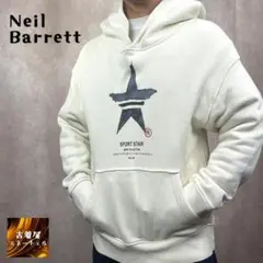 Neil Barrett ニールバレット スタープリントプルオーバーパーカー