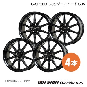 G-SPEED G-05 アコード CL7/CL8/CL9 ホイール 4本【17×7.0J 5-114.3 INSET55 メタリックブラック】HOT STUFF