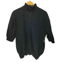 ユーズドフルギ USED古着 {{BASICKS}} KNITWEAR ハーフジップS/Sニット メンズ JPN：S 