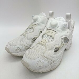 ◇ Reebok リーボック ポンプフューリー 個性的 異素材切り替え サンダル サイズ25 ホワイト系 メンズ E