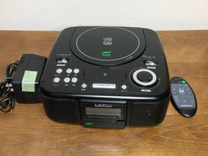 AudioComm オーム電機 RCD-i379N ipodドック搭載 ＣＤ ラジオ 目ざまし時計