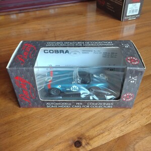 《美品》バン Bang 1/43 423 COBRA TARGA FLORIO 64 METALLIC BLUE コブラ タルガ・フローリオ メタリックブルー 