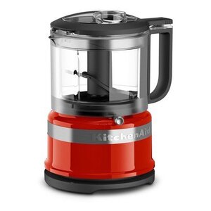 ★新品未開封 キッチンエイド（KitchenAid）ミニフードプロセッサー 9KFC3516-HT [3.5カップ/みじん切り,離乳食等/色=ホットソース] 保証付