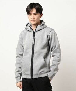 XLサイズ/Champion チャンピオン/Wrap-Air/ラップエアー/ジップフードジャケット/パーカー/スウェット/保温/撥水/ストレッチ/グレー