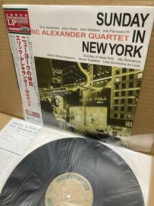 1ST PRESS！美盤LP帯付！エリック・アレキサンダー Eric Alexander Quartet / Sunday In New York Venus TKJV-19151 JOHN HICKS JAPAN NM