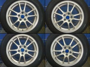 【1円開始】エコフォルム＋8分山21年製グッドイヤー アイスナビ7●17×7J＋45 5穴×114.3●215/60R17●4本●20アルファード●(fW448