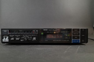 1円～ DENON デノン AM FM TUNER TU-55 BK チューナー 取説付き